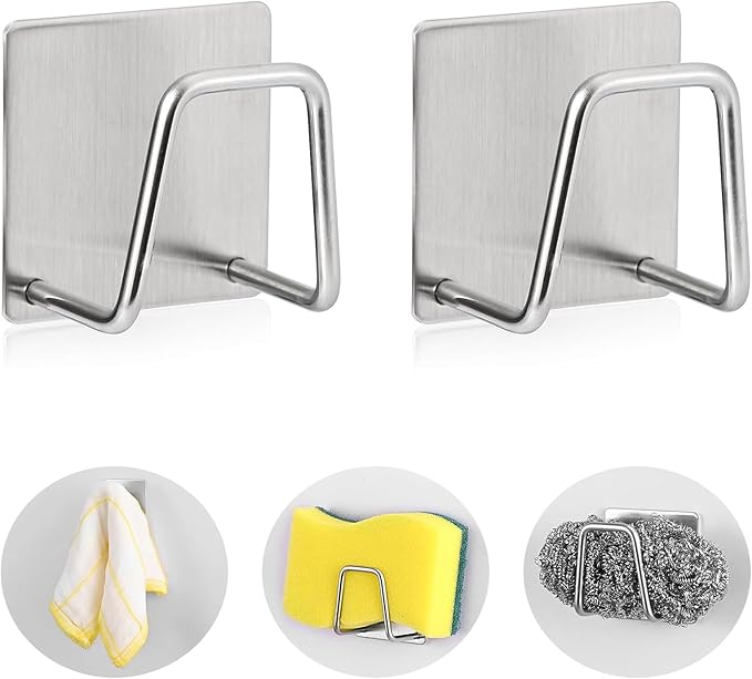 2-Pack Stainless Steel Sponge Holder by Luckyiren