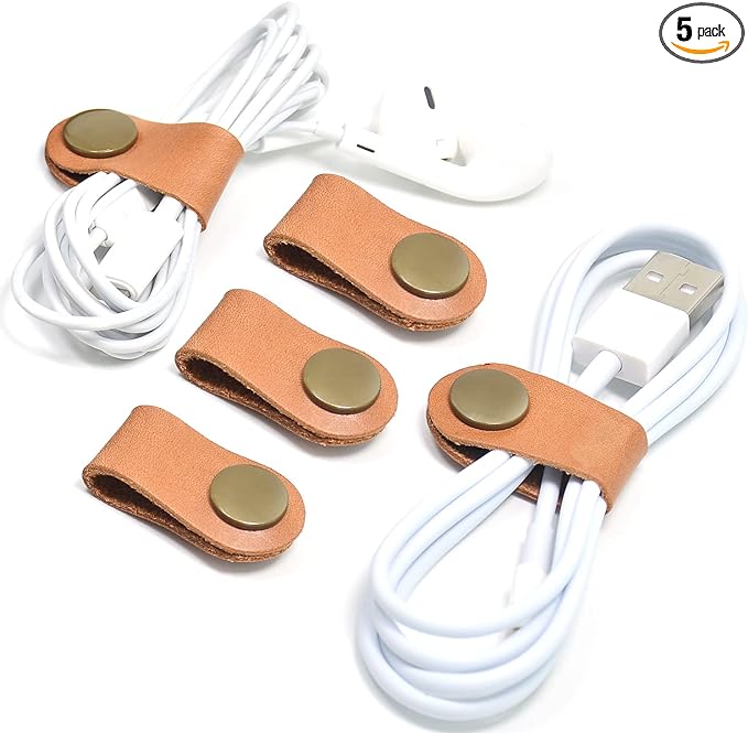 CAILLU Cord Organizer, Cord Keeper, Cable Organizer USB Holder, Cable Straps by CAILLU