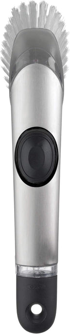 OXO Steel Soap Dispensing Dish Brush 10 in by OXO