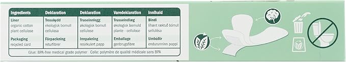 Natracare Organic Cotton Ultra Thin Panty Liners, Made - Image 8