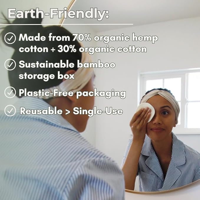 Reusable Hemp Cotton Rounds 15-Pack - Image 4