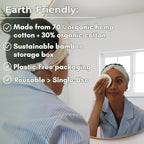 Reusable Hemp Cotton Rounds 15-Pack - Image 4