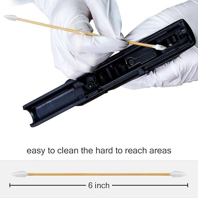 800PCS Gun Cleaning Swabs Double Ended 6 Inch Long Cotton Swab - Image 3