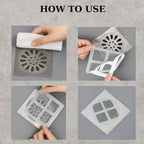 20 Pack Disposable Shower Drain Hair Catcher Stickers - Image 7