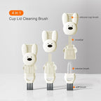 4 in 1 Cup Lid Cleaning Brush, 3 in 1 Bottle Brush, Cup Crevice Cleaning Tools - Image 5