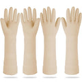 Mamison 2 Pairs Reusable Waterproof Household Dishwashing Cleaning Rubber Gloves by QualityKitchenandHome