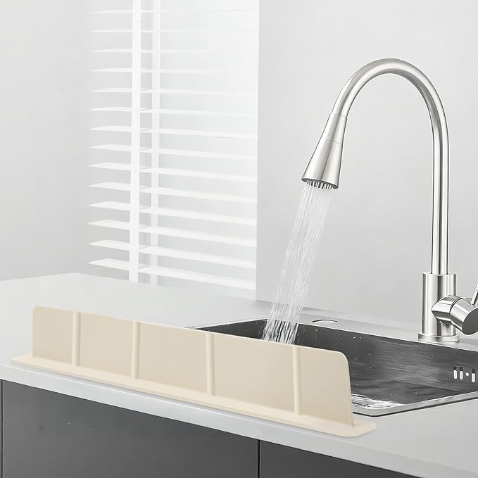 EEEKit Silicone Kitchen Sink Splash Guard, Sink Splash Protector by EEEkit