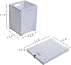 42L Collapsible Plastic Laundry Baskets, Foldable Laundry Hamper - Image 4