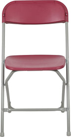 Flash Furniture Hercules Series Plastic Folding Chair - Red - 4 Pack 650LB Weight Capacity Comfortable Event Chair-Lightweight Folding Chair - Image 13