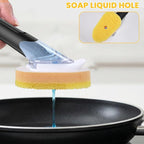Soap Dispensing Replacement Dish Brush Storage Set - Image 4