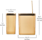 Glad Bathroom Trash Can, 2.6 Gallon - Image 4