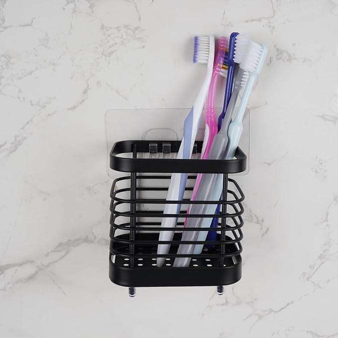 Wall Mount Toothbrush Holder for Bathroom, Stainless Steel Rustproof Toothbrush - Image 5