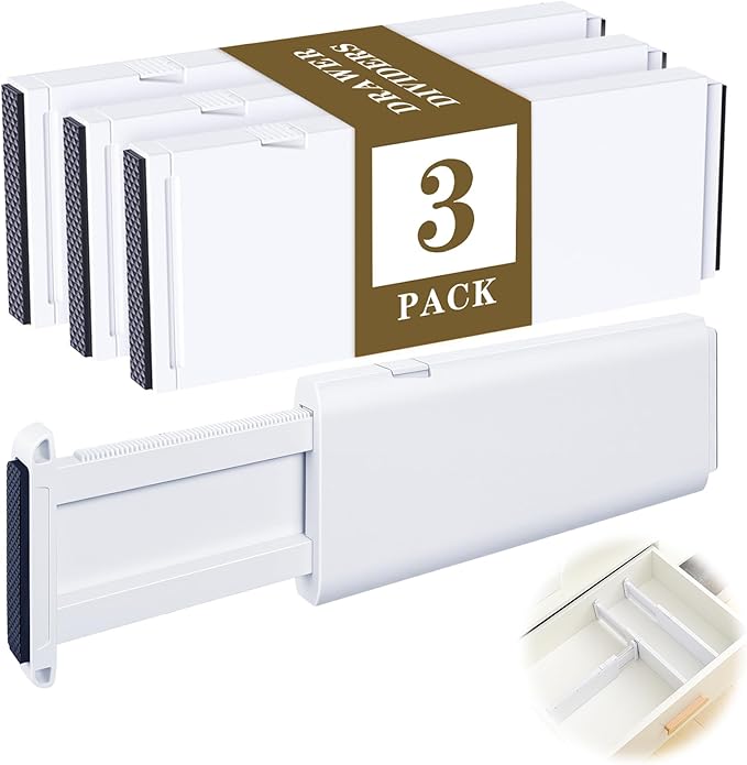 Drawer Dividers for Clothes 4" High 10.9"-18" Expandable Dresser Drawer by Unknown