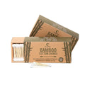 Bamboo Cotton Swabs 1000 Count | Eco-Friendly & Pure Cotton Buds | Double by EcoFox