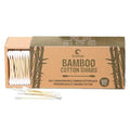 Bamboo Cotton Swabs 500 Count | Eco-Friendly & Pure Cotton Buds | Double Tipped by EcoFox