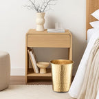 Monarch Abode Metal Bathroom Trash Can – Waste Basket - Image 8