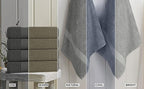 Utopia Towels 6 Pack Medium Bath Towel Set, 24 by 48 Inches, 500 GSM 100% Ring - Image 5