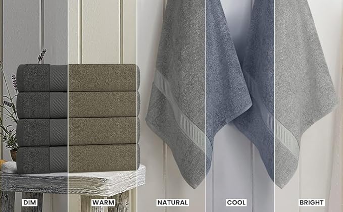 Utopia Towels 6 Pack Medium Bath Towel Set, 24 by 48 Inches, 500 GSM 100% Ring - Image 5
