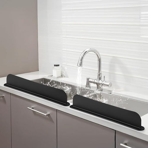 19.29 inch Sink Water Splash Guard, Silicone Sink Splash Guard, Backsplash by Unknown