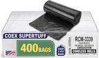 Aluf Plastics - Thick Trash Bags, 33 Gallon, 1.25 Mil by AlufPlastics