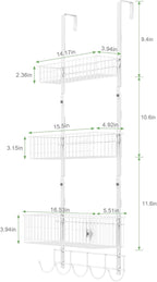 ETELI Over The Door Basket Organizer - Image 4