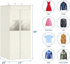 Zilink Suit Bags for Closet Storage 40" Hanging Garment Bags for Storage - Image 4