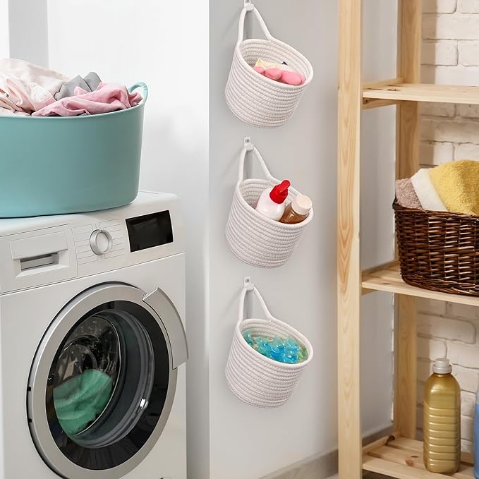 Fabric Wall Hanging Baskets - Image 6