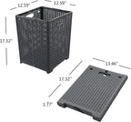 Kekow 1-Pack 42 L Plastic Collapsible Laundry Basket - Image 2