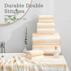8 Piece Bathroom Towel Set |2 Oversized Bath Towels, 2 Hand Towels, 4 - Image 6