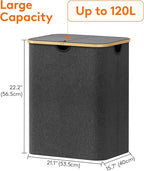 Lifewit 120L Laundry Basket - Image 4
