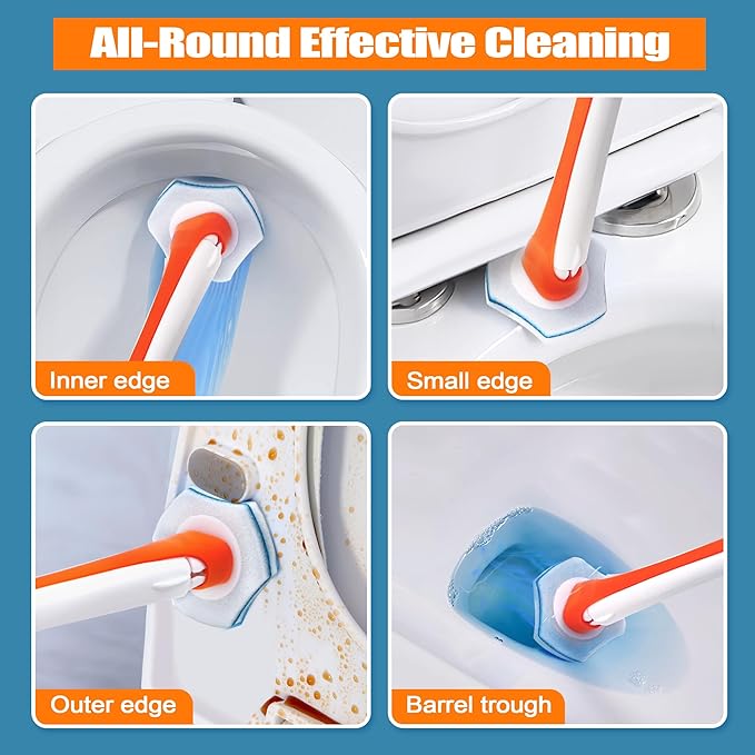 JEHONN Disposable Toilet Bowl Cleaner Wand - Image 3