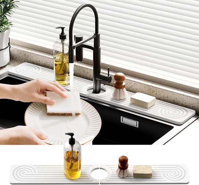 Quick Dry Sink Splash Guard by SlowSLog