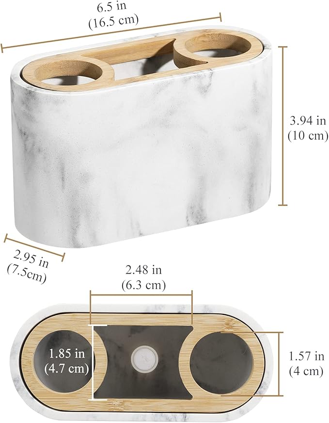 Shinowa Toothbrush Holder, Premium Toothbrush Organizer, Bathroom Storage - Image 5