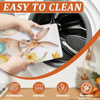 Eggs Rabbits Dish Drying Mat for Kitchen Counter Microfiber Absorbent Dish - Image 4