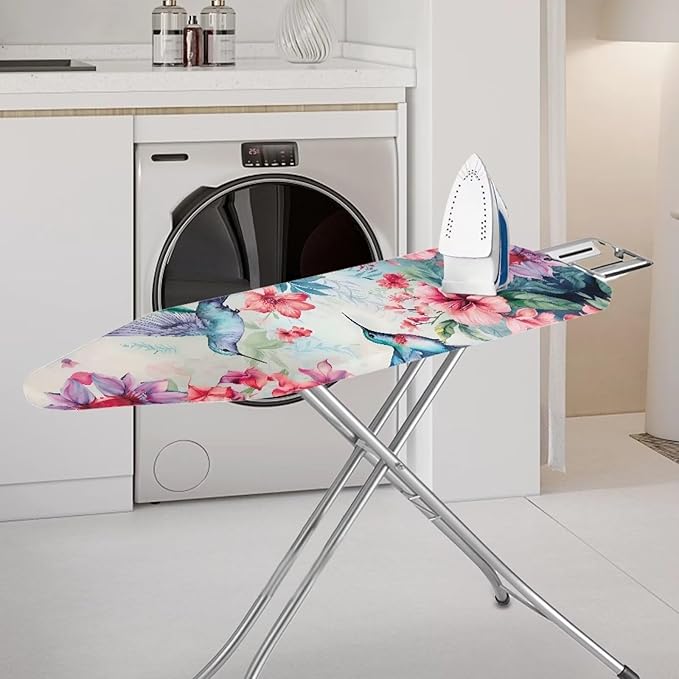 Hummingbird Flower Ironing Board Cover and Pad Standard Size Thick Non-Slip - Image 2