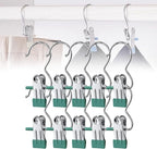Space-Saving Clothespin Hat Pants Storage Hanging Travel Hook, Stainless Steel by Soputry