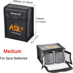Lipo Battery Safe Bag for DJI Air 3s/Air 3, Explosion-Proof Nylon lithium - Image 5