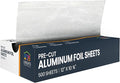 Pre-Cut Aluminum Foil Sheets 500 Count by LindasEssentials