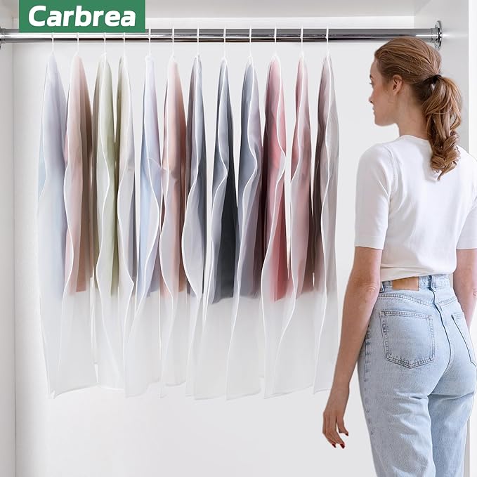 12 Pack Garment Bags for Hanging Clothes - Image 7