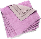 kimteny Cleaning Cloths Kitchen Towels Microfiber Washcloths Lint Free Dish - Image 7