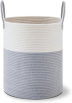 VIPOSCO Large Laundry Hamper, Tall Woven Rope Storage Basket - Image 8