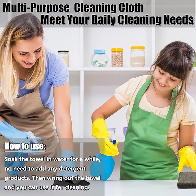 KTT Thickened Magic Cleaning Cloth, Reusable Microfiber Cleaning Cloth.Lint - Image 6
