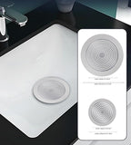 Shower Drain Hair Catcher 3.5 inch Small, Bathroom Sink Hair Stopper Sink Drain - Image 3
