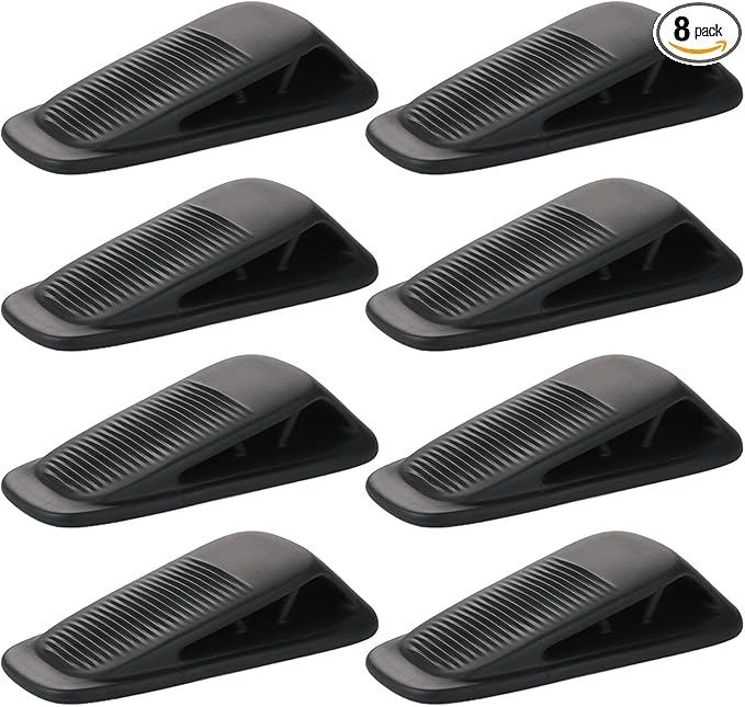 Fursafe&Q Rubber Door Stoppers for Bottom of Door, Door Stop Wedge by FursafeQ