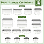 36-Piece Food Storage Containers - Image 2