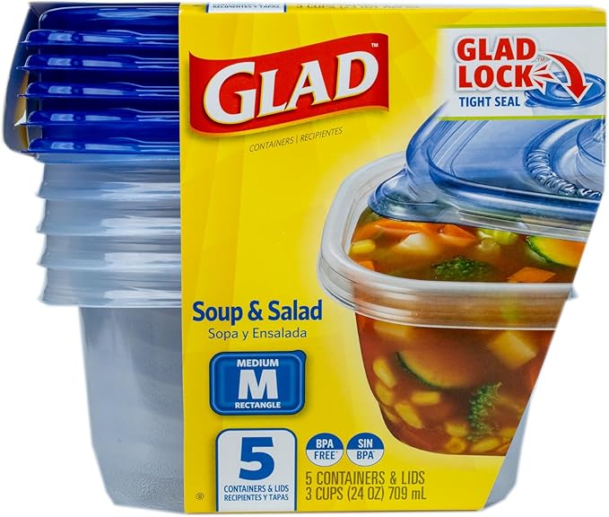 Glad GladWare Soup & Salad Food Storage Containers - Image 2