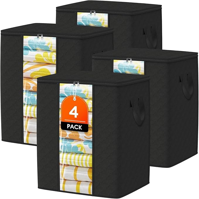 Clothes Storage Bags, 80L Large Capacity Containers by Unknown
