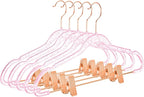 MIZGI Slim Rose Gold Glitter Pants & Skirt Hangers by MIZGI