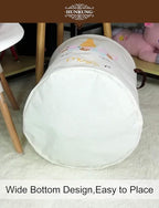 HUNRUNG Laundry Hamper, Large Canvas Fabric Lightweight Storage Basket Toy - Image 6