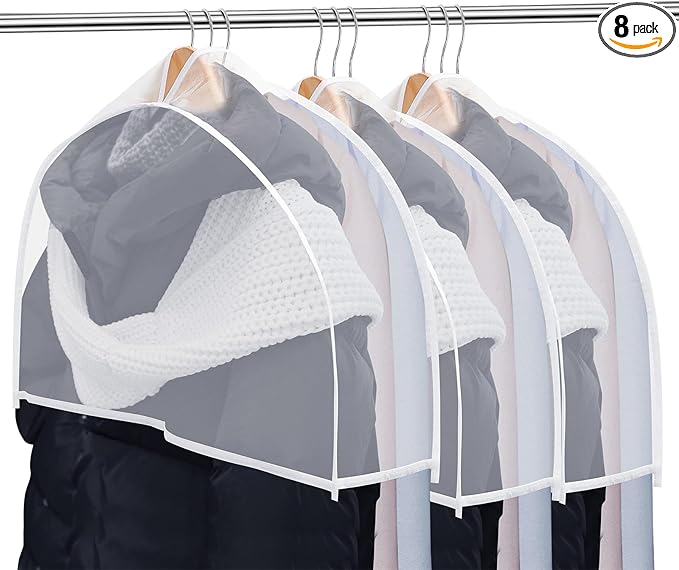 Patelai 8 Pcs 4" Gusseted Plastic Shoulder Covers by Patelai